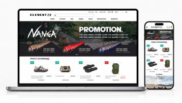 Element72 e-commerce website project